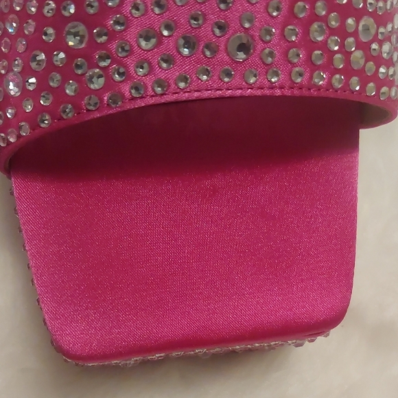 Pink Rhinestone Platform Heels - Picture 14 of 15